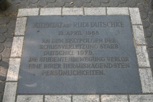Rudi Dutschke-mindeplade